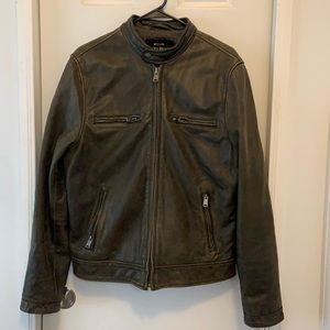 Lucky Brand Black Label men’s leather jacket